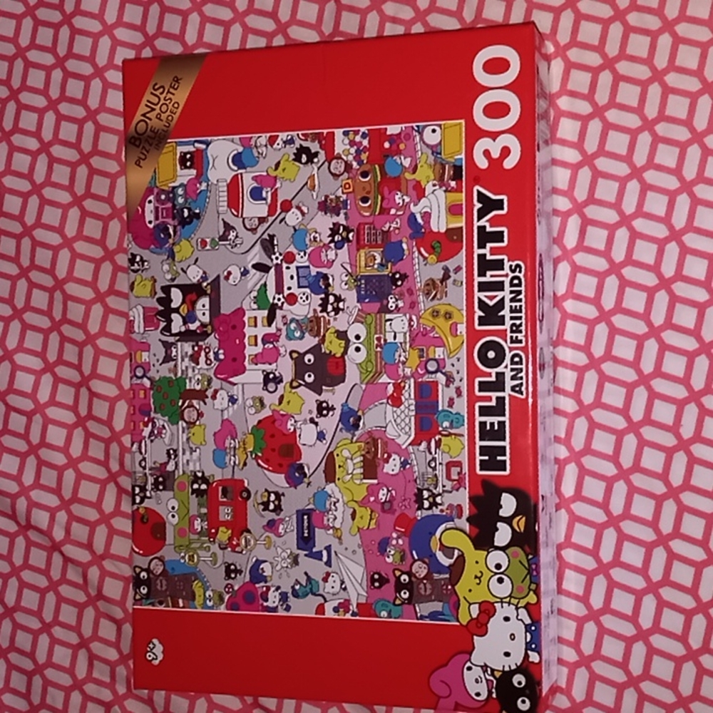Hello Kitty Sanrio 300pc. Puzzle w/Bonus Poster